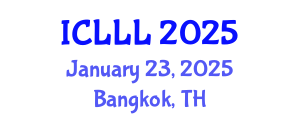 International Conference on Languages, Literature and Linguistics (ICLLL) January 23, 2025 - Bangkok, Thailand