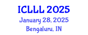 International Conference on Languages, Literature and Linguistics (ICLLL) January 28, 2025 - Bengaluru, India