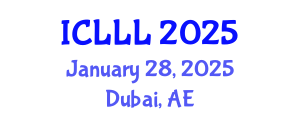 International Conference on Languages, Literature and Linguistics (ICLLL) January 28, 2025 - Dubai, United Arab Emirates