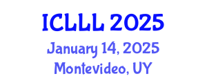 International Conference on Languages, Literature and Linguistics (ICLLL) January 14, 2025 - Montevideo, Uruguay