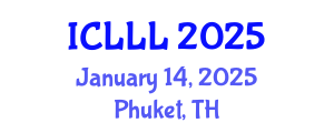 International Conference on Languages, Literature and Linguistics (ICLLL) January 14, 2025 - Phuket, Thailand