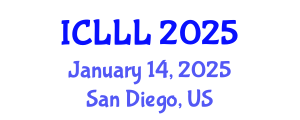 International Conference on Languages, Literature and Linguistics (ICLLL) January 14, 2025 - San Diego, United States