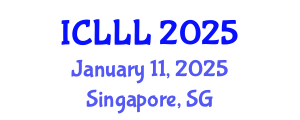 International Conference on Languages, Literature and Linguistics (ICLLL) January 11, 2025 - Singapore, Singapore
