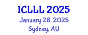 International Conference on Languages, Literature and Linguistics (ICLLL) January 28, 2025 - Sydney, Australia