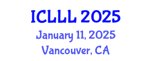 International Conference on Languages, Literature and Linguistics (ICLLL) January 11, 2025 - Vancouver, Canada