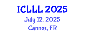 International Conference on Languages, Literature and Linguistics (ICLLL) July 12, 2025 - Cannes, France