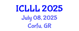 International Conference on Languages, Literature and Linguistics (ICLLL) July 08, 2025 - Corfu, Greece