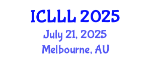 International Conference on Languages, Literature and Linguistics (ICLLL) July 21, 2025 - Melbourne, Australia