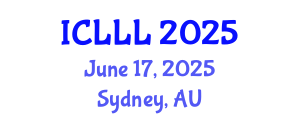 International Conference on Languages, Literature and Linguistics (ICLLL) June 17, 2025 - Sydney, Australia