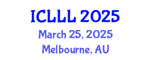 International Conference on Languages, Literature and Linguistics (ICLLL) March 25, 2025 - Melbourne, Australia