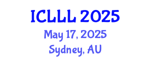 International Conference on Languages, Literature and Linguistics (ICLLL) May 17, 2025 - Sydney, Australia