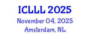 International Conference on Languages, Literature and Linguistics (ICLLL) November 04, 2025 - Amsterdam, Netherlands