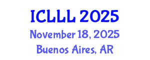 International Conference on Languages, Literature and Linguistics (ICLLL) November 18, 2025 - Buenos Aires, Argentina