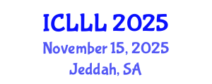 International Conference on Languages, Literature and Linguistics (ICLLL) November 15, 2025 - Jeddah, Saudi Arabia