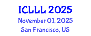 International Conference on Languages, Literature and Linguistics (ICLLL) November 01, 2025 - San Francisco, United States