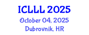 International Conference on Languages, Literature and Linguistics (ICLLL) October 04, 2025 - Dubrovnik, Croatia