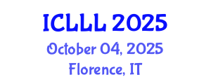 International Conference on Languages, Literature and Linguistics (ICLLL) October 04, 2025 - Florence, Italy