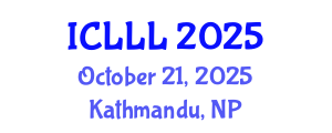 International Conference on Languages, Literature and Linguistics (ICLLL) October 21, 2025 - Kathmandu, Nepal