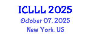 International Conference on Languages, Literature and Linguistics (ICLLL) October 07, 2025 - New York, United States