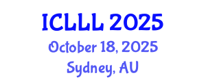 International Conference on Languages, Literature and Linguistics (ICLLL) October 18, 2025 - Sydney, Australia