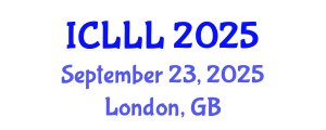International Conference on Languages, Literature and Linguistics (ICLLL) September 23, 2025 - London, United Kingdom