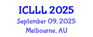International Conference on Languages, Literature and Linguistics (ICLLL) September 09, 2025 - Melbourne, Australia