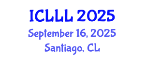 International Conference on Languages, Literature and Linguistics (ICLLL) September 16, 2025 - Santiago, Chile