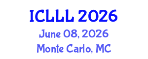 International Conference on Languages, Literature and Linguistics (ICLLL) June 08, 2026 - Monte Carlo, Monaco