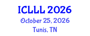 International Conference on Languages, Literature and Linguistics (ICLLL) October 25, 2026 - Tunis, Tunisia