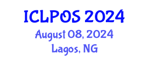 International Conference on Laser Physics and Optical Sciences (ICLPOS) August 08, 2024 - Lagos, Nigeria