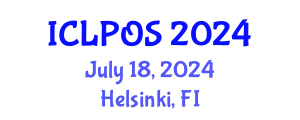 International Conference on Laser Physics and Optical Sciences (ICLPOS) July 18, 2024 - Helsinki, Finland