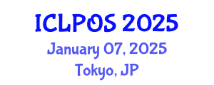 International Conference on Laser Physics and Optical Sciences (ICLPOS) January 07, 2025 - Tokyo, Japan