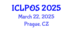 International Conference on Laser Physics and Optical Sciences (ICLPOS) March 22, 2025 - Prague, Czechia