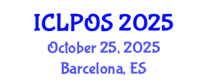 International Conference on Laser Physics and Optical Sciences (ICLPOS) October 25, 2025 - Barcelona, Spain