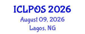 International Conference on Laser Physics and Optical Sciences (ICLPOS) August 09, 2026 - Lagos, Nigeria