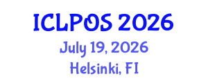 International Conference on Laser Physics and Optical Sciences (ICLPOS) July 19, 2026 - Helsinki, Finland