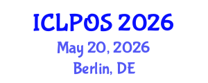 International Conference on Laser Physics and Optical Sciences (ICLPOS) May 20, 2026 - Berlin, Germany