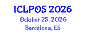 International Conference on Laser Physics and Optical Sciences (ICLPOS) October 25, 2026 - Barcelona, Spain