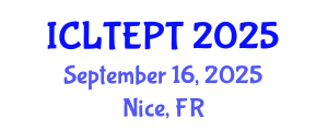 International Conference on Laser Therapy Equipments in Physical Therapy (ICLTEPT) September 16, 2025 - Nice, France