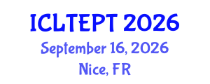 International Conference on Laser Therapy Equipments in Physical Therapy (ICLTEPT) September 16, 2026 - Nice, France International Conference on Laser Therapy Equipments in Physical Therapy (ICLTEPT) September 16, 2026 - Nice, France
