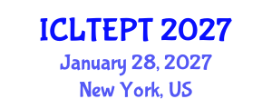 International Conference on Laser Therapy Equipments in Physical Therapy (ICLTEPT) January 28, 2027 - New York, United States International Conference on Laser Therapy Equipments in Physical Therapy (ICLTEPT) January 28, 2027 - New York, United States
