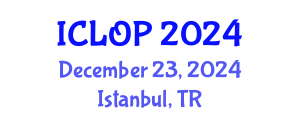 International Conference on Lasers, Optics and Photonics (ICLOP) December 23, 2024 - Istanbul, Turkey
