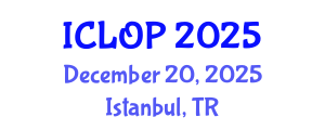 International Conference on Lasers, Optics and Photonics (ICLOP) December 20, 2025 - Istanbul, Turkey