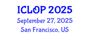International Conference on Lasers, Optics and Photonics (ICLOP) September 27, 2025 - San Francisco, United States
