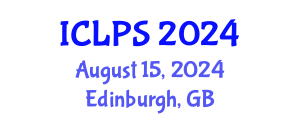 International Conference on Law and Political Science (ICLPS) August 15, 2024 - Edinburgh, United Kingdom