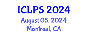 International Conference on Law and Political Science (ICLPS) August 05, 2024 - Montreal, Canada