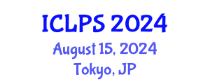 International Conference on Law and Political Science (ICLPS) August 15, 2024 - Tokyo, Japan