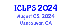 International Conference on Law and Political Science (ICLPS) August 05, 2024 - Vancouver, Canada