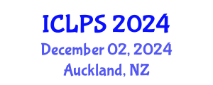 International Conference on Law and Political Science (ICLPS) December 02, 2024 - Auckland, New Zealand
