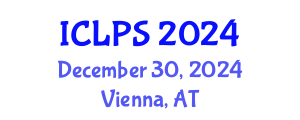 International Conference on Law and Political Science (ICLPS) December 30, 2024 - Vienna, Austria